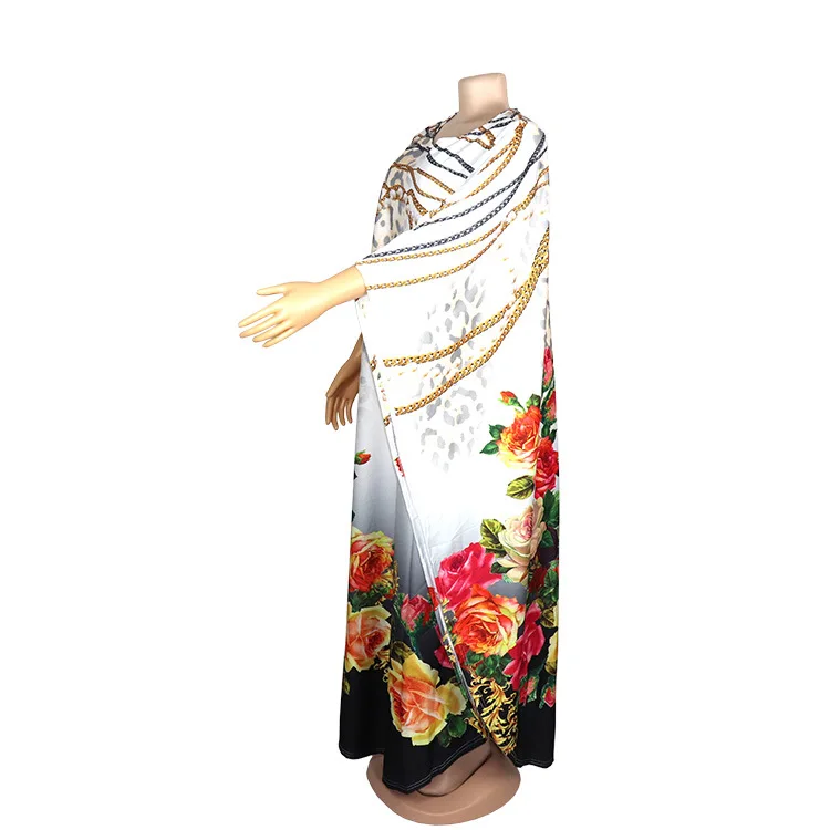 
Women Star OL Temperament Nepali Cloth Round Neck Bat Large Robe 