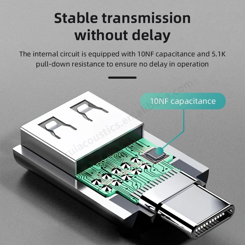 high speed mini metal type-c to usb 3.0 card reader data otg adapter for iphone mobile phone otg flash drive converter