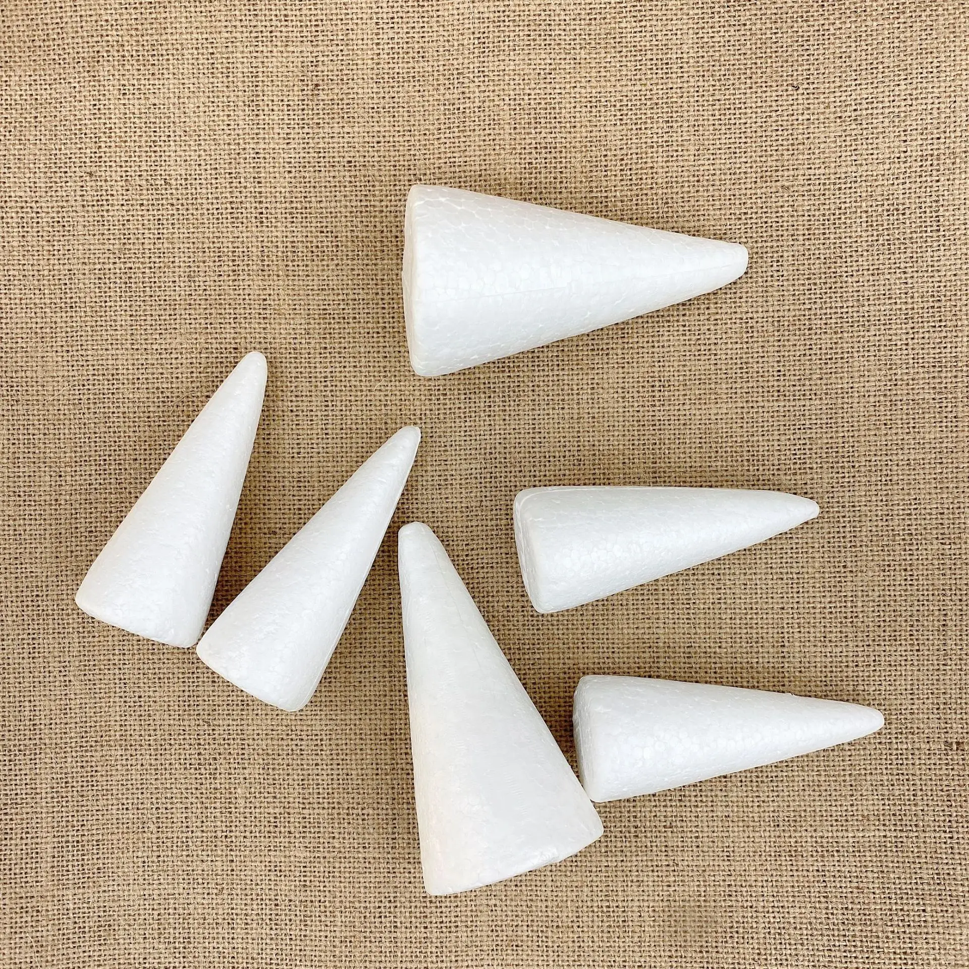 Hebei huiya EPS foam cone, conule shape EPS foam for wedding flowers decoration