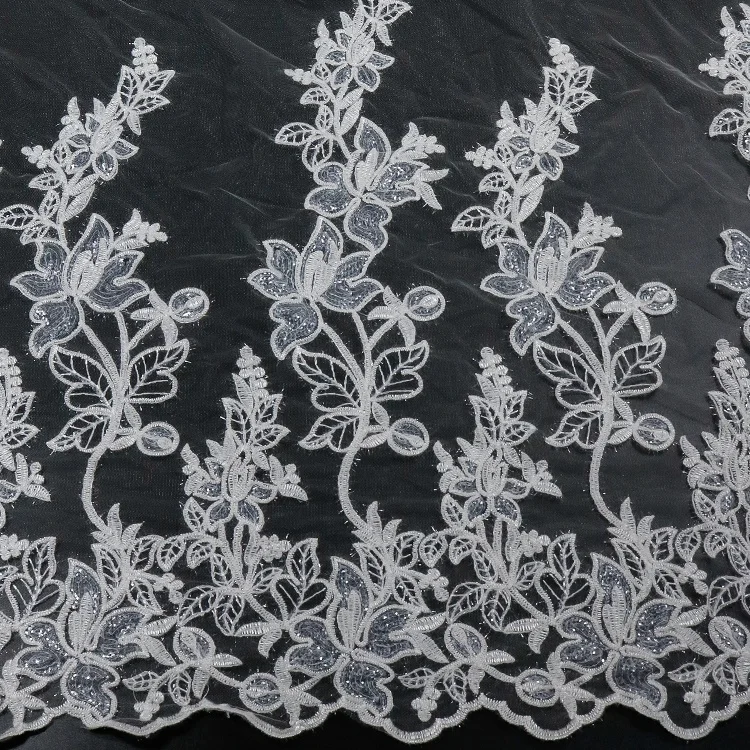 Beautiful style round trimmed embroidery low price indian guipure bridal lace fabric wholesale