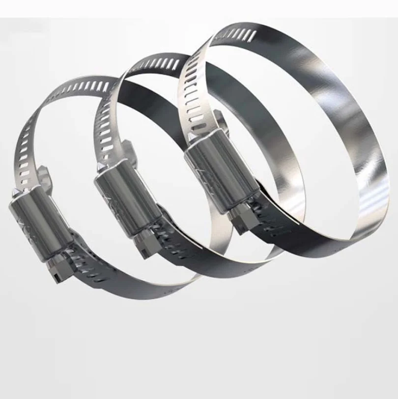 OEM Full size adjustable heavy duty quick release stainless steel small thumb screw hose clamps for pipe