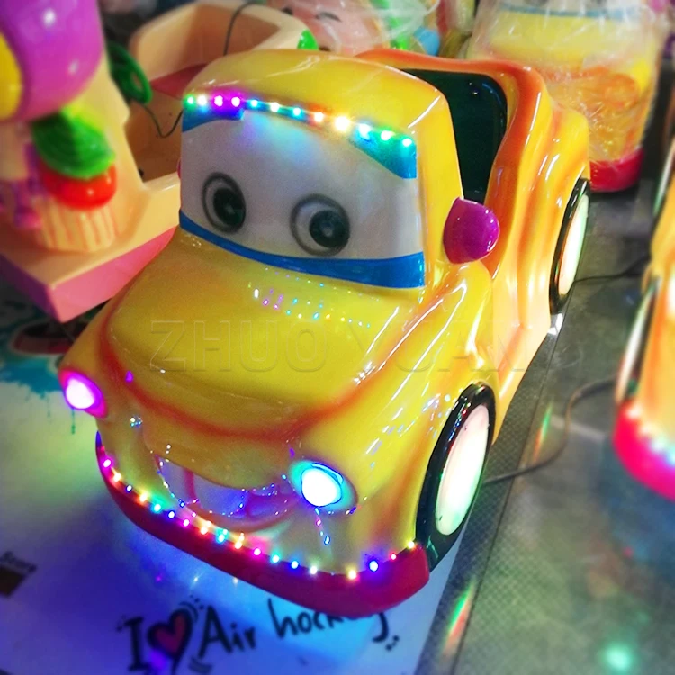 Colorful Coin Pusher Arcade Swing Rocking Machine Park Small Kiddie Ride Swing Car Game Machine for Game Centers and Amusement