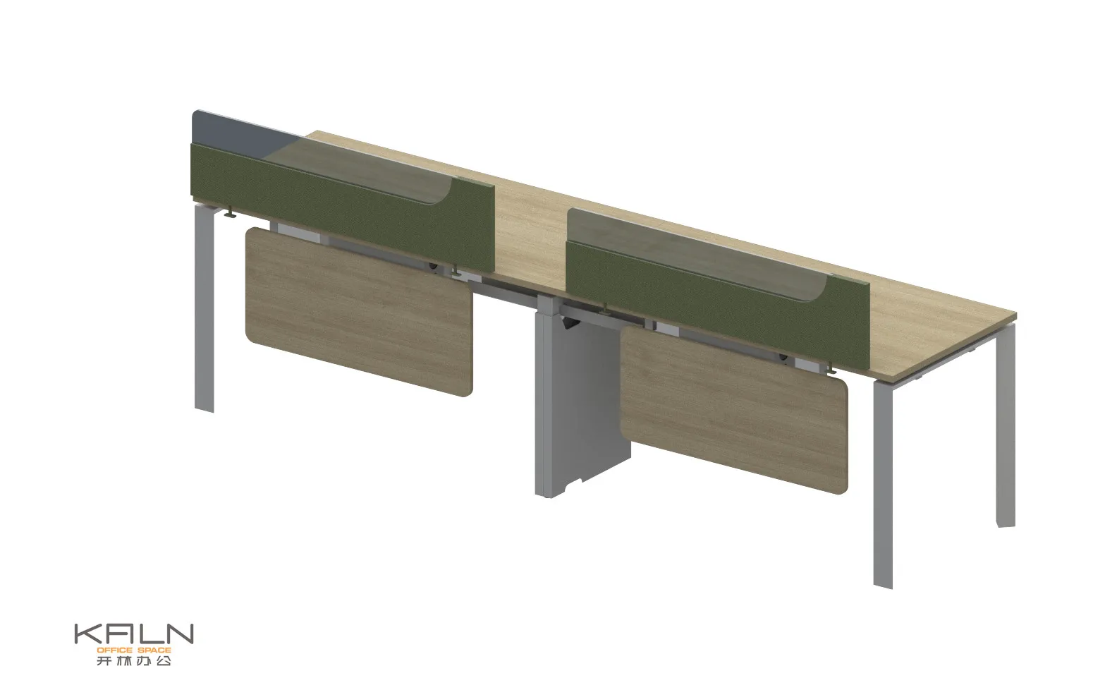 Factory customization Office meeting table melamine table top meeting conference table with aluminum leg