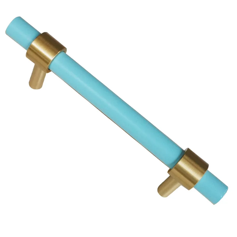 Hoone Modern Blue Beech Cabinet Pulls Pink White Kitchen Colorful Beech Brass Cupboard Handles