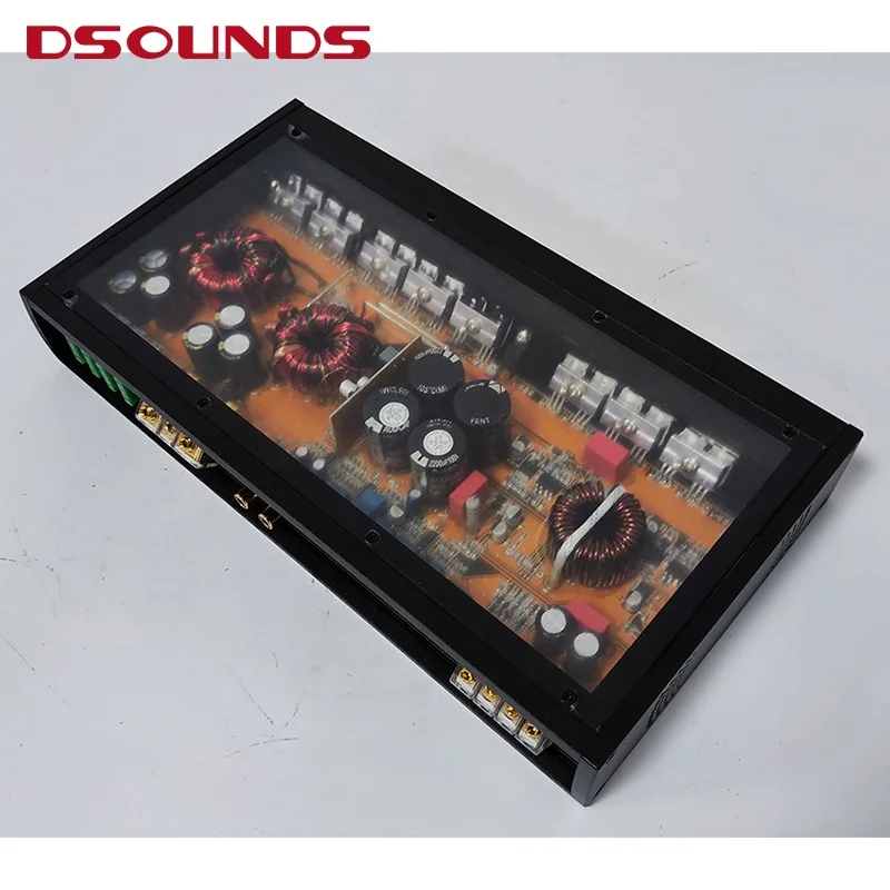 Monoblock car amplifier HIFI style Powerful car audio amplifier Class D 1600watts for car subwoofer