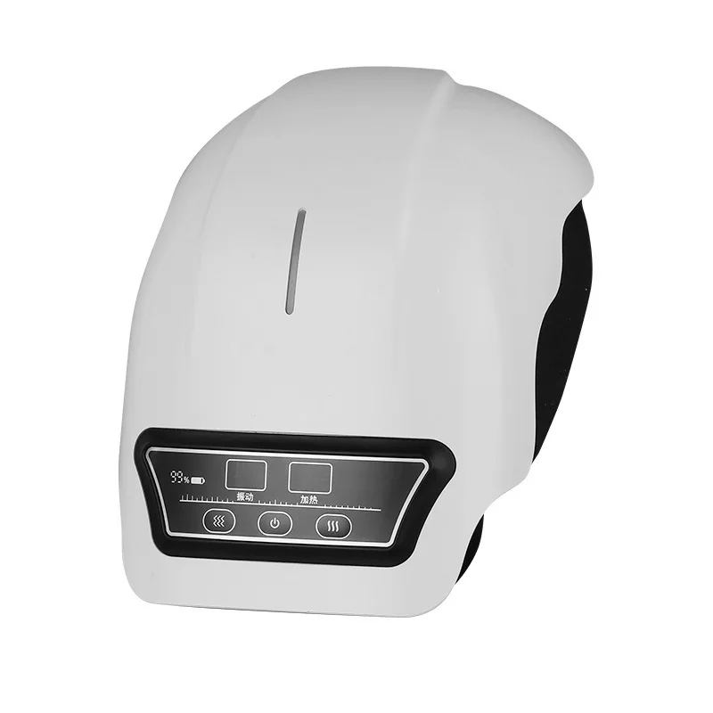Rechargeable Electronic Smart Vibrating Knee Massager with heating Pain Relief for Swelling Stiff Joints Stretched Ligament