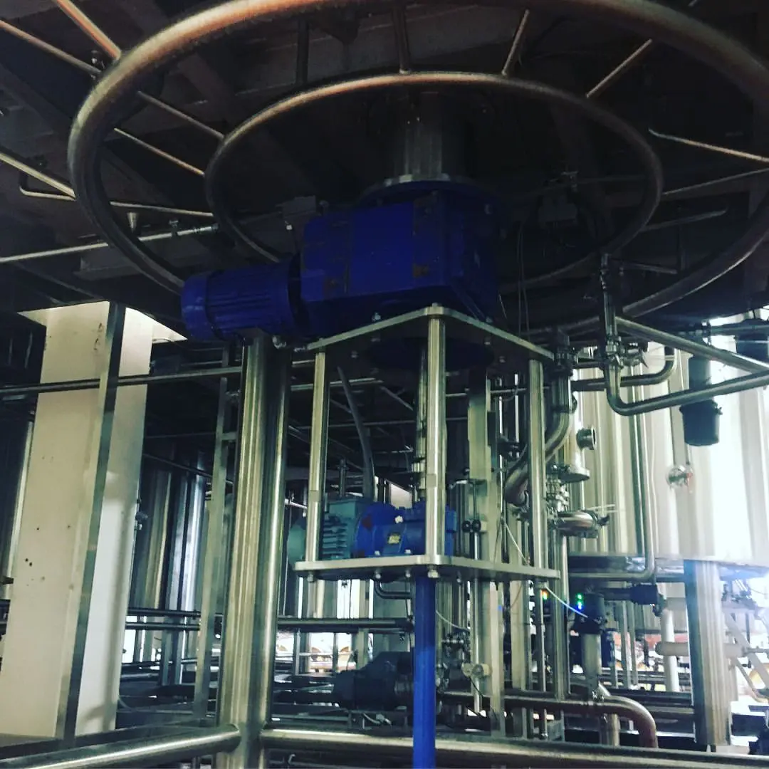 10000L 100HL 80BBL Automatic stainless steel fermenter steam heating 4 vessel brewhouse industrial beer brewing equipment