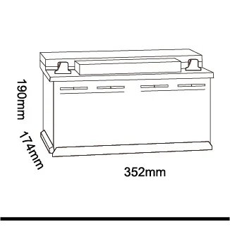 Top Quality 60038Mf 100Ah Din Car Battery For Sale For Engineering Vehicles