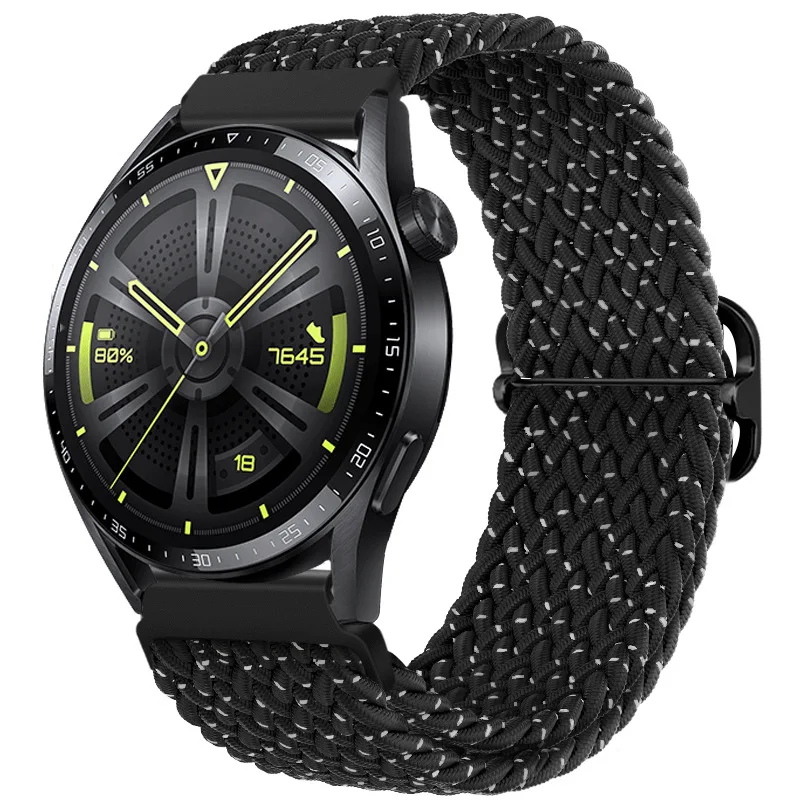 New Elastic Nylon Watch Band 20mm 22mm Watch Strap Replacement Wrist Nylon Bracelet For Huawei Samsung Garmin