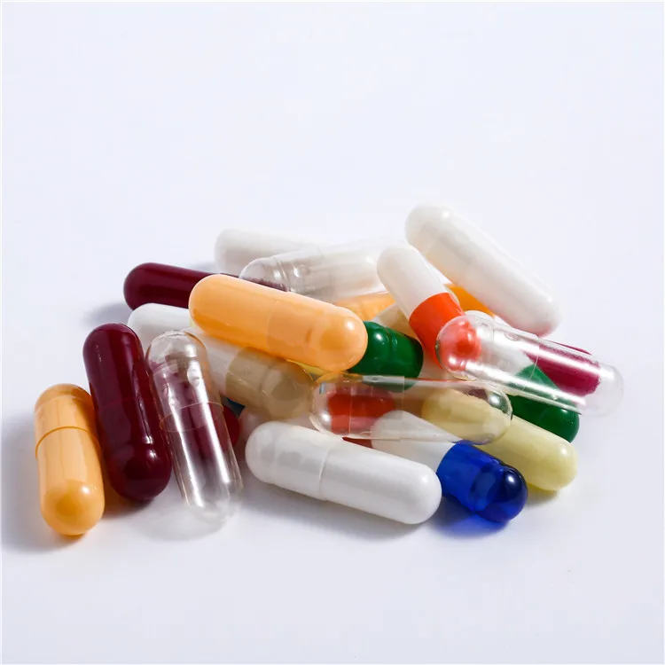 Customize Printed Size 00 0 1 2 3 4# Empty Capsule Supplier Gelatin HPMC Label Printed Empty Capsule in Bulk