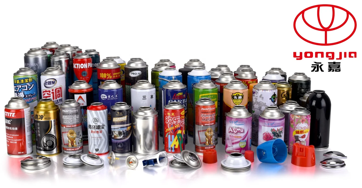 Guangzhou factory wholesale diameter 52mm 65mm 400ml empty aerosol spraycap nozzle bottle