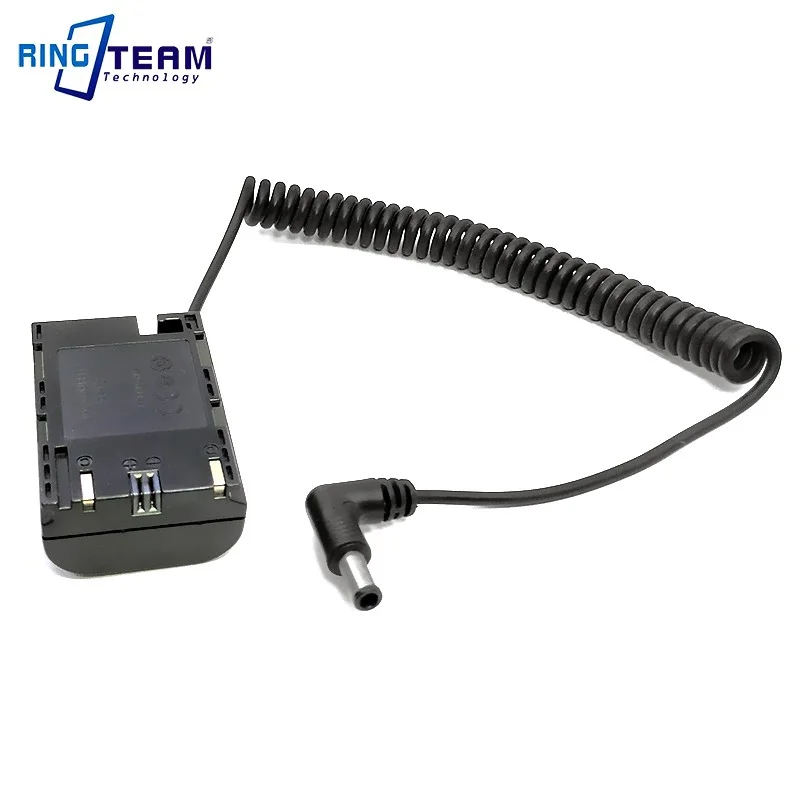 Декодированный соединитель LP-E6 аккумулятора DC с штекером 5 0*3 0 штекер спирального кабеля для Canon R5 R6 5DII 5diii 5DIV 6D 6DII 70D 7D 7DII 80D