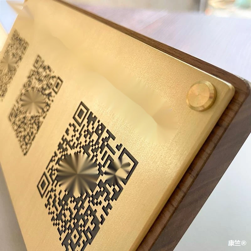 Multi Qr-код акриловая подставка T-образная панель дисплея бизнес-зеркало акриловый знак социальных медиа