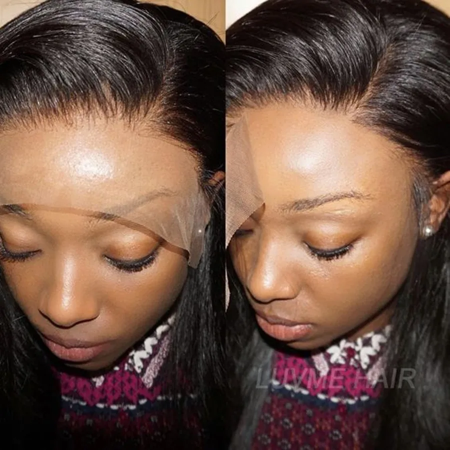 Pre Plucked Super Fine  cuticle aligned preplucked transparent 13x4 13x6  super fine swiss lace frontal  With Baby Hair Human