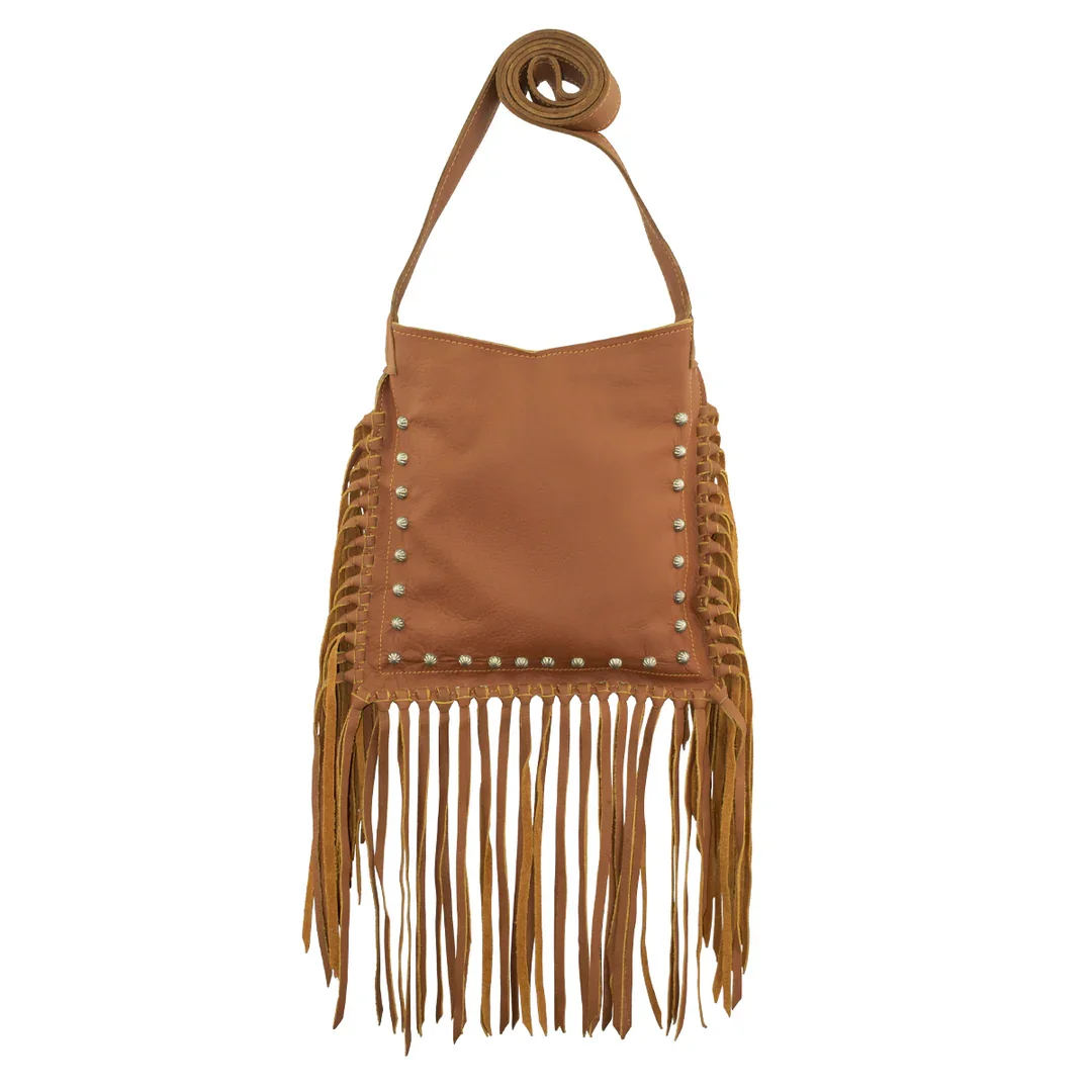 Real Cowhide Fur Fringe Leather Handmade Handbag Sling Fringe Bags Western Stylish Vintage Hair On Hide Bags For Women