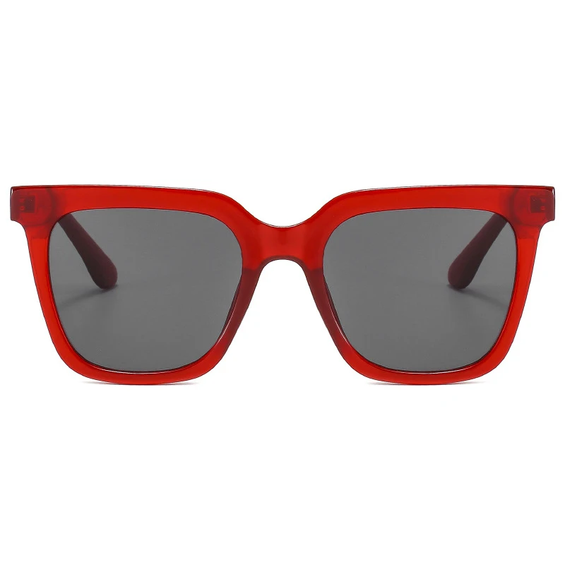 2022 европейские и американские ретро высококачественные солнцезащитные очки Женская Красная оправа черные и серые линзы кошачий глаз солнцезащитные очки в полной оправе