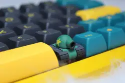Handmade 3D print Resin Artisan Tank Design Army figure Keycap for mechanical keyboard