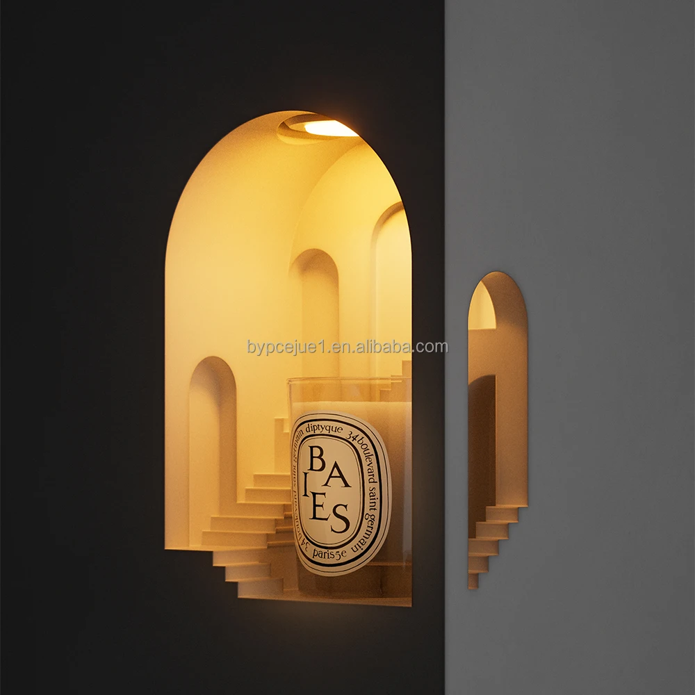 Multifunctional Built In Stair Corner Wall Lamp Aromatherapy Wax Lamp Modern Home Induction Stair Lamp