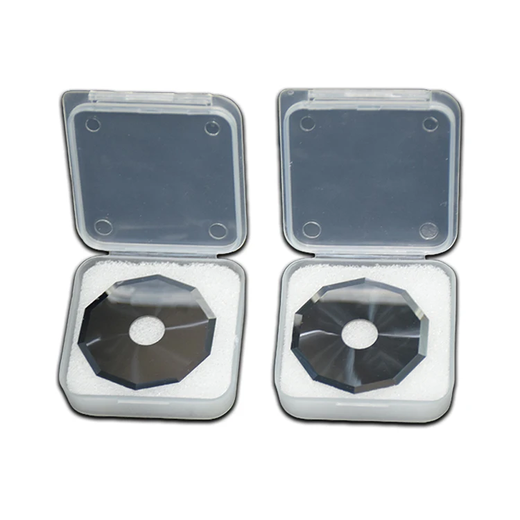High Precision Digital Cutter Machine Blade 47*8.0.63 Tungsten Carbide Circular Decagonal Hexagonal Blade Customized