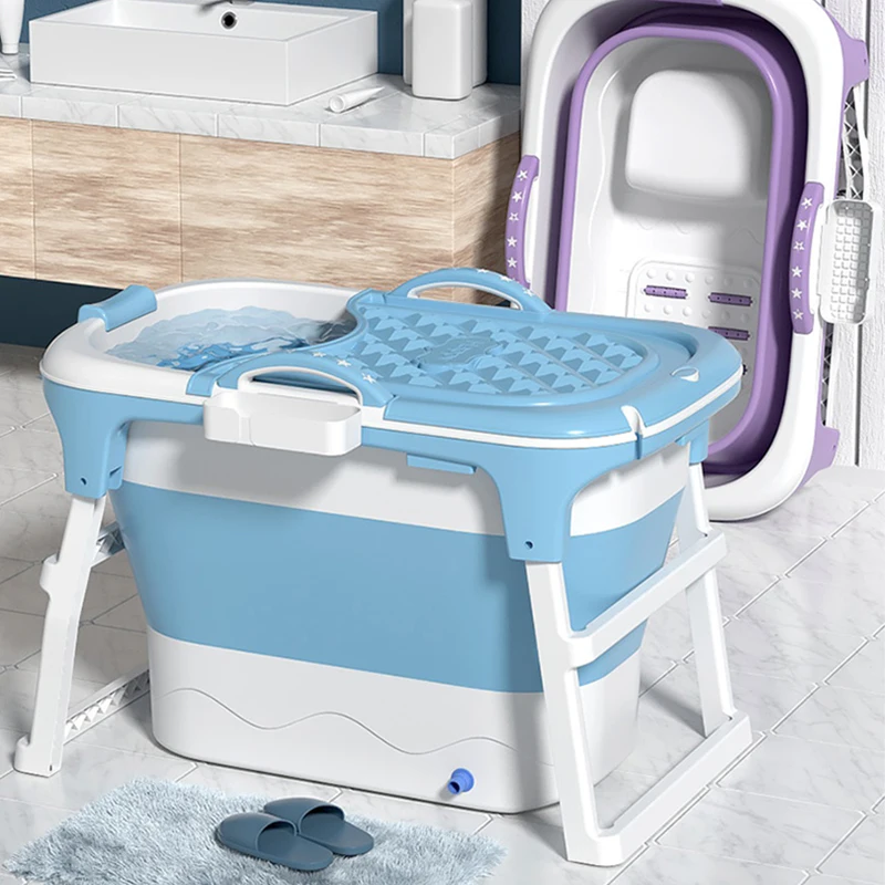 Wannuo Space-saving mini collapsible bath tub Bathroom portable plastic folding bath tub for kid
