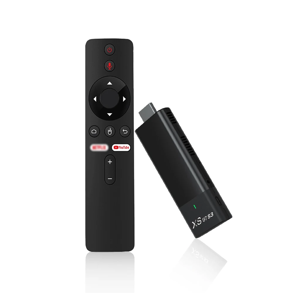 Spot Goods Xs97 S3 BT Voice Remote Control Allwinner H313 Xs 97 Tv Stick Compatible Google Play With Best Price