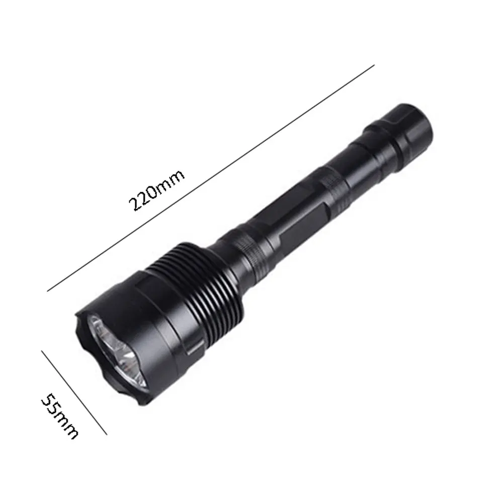 Оптовая цена длинный тип 3 Светодиодный свет 365nm 395nm 18650 перезаряжаемые факел Водонепроницаемый Мощный тактический УФ