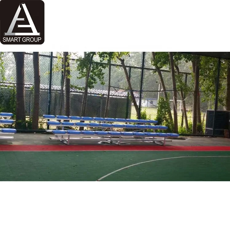 New portable gymnasium bleacher aluminum baseball bleachers transportable aluminum bleachers