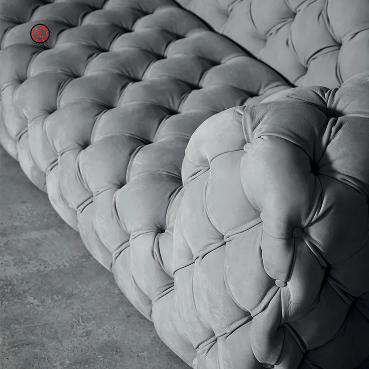 TT OEM&ODM french american style modern comfortable apartment hotel use love seat white leather couch living room sofas