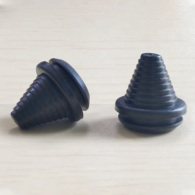 Waterproof Wiring Cover PVC Stepped Grommet NBR EPDM SBR Silicone Grommet Rubber Wire Grommets Cone