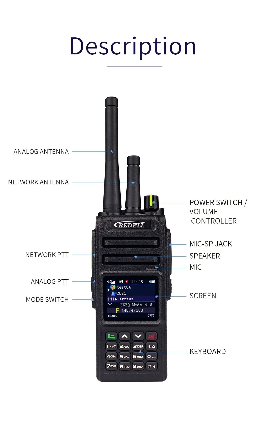  Сети общего пользования радио 4g + аналоговый двойной режим псу R-1560 иди и болтай walkie