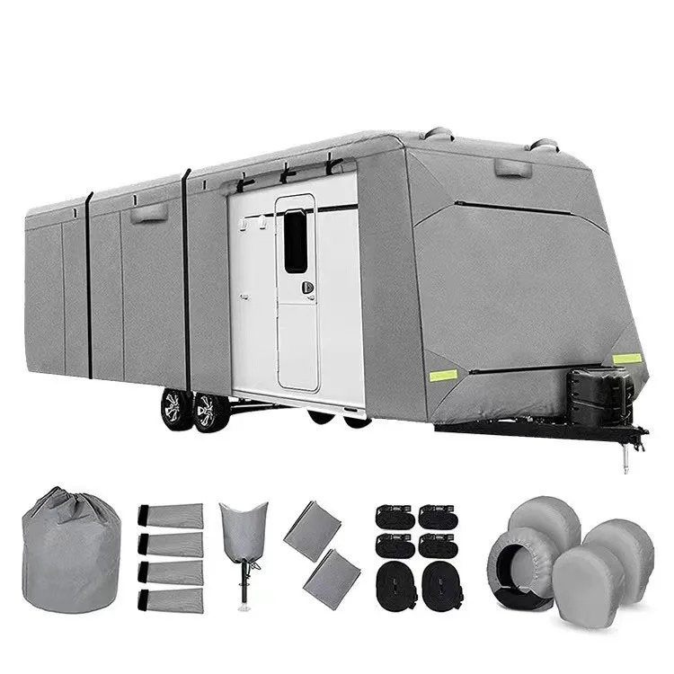 Oxford Dustproof Snow protection Waterproof  car vehicle accessories Outdoor Motorhome car Caravan covers rv covers