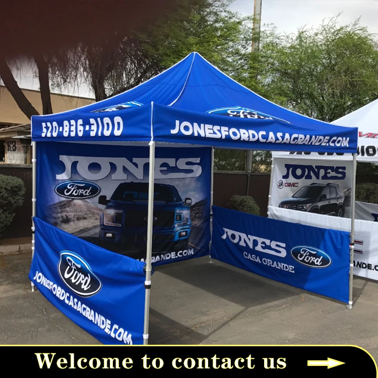 10*10ft Custom Printing Oxford Fabric Retractable Outdoor Sale Tent Canopy