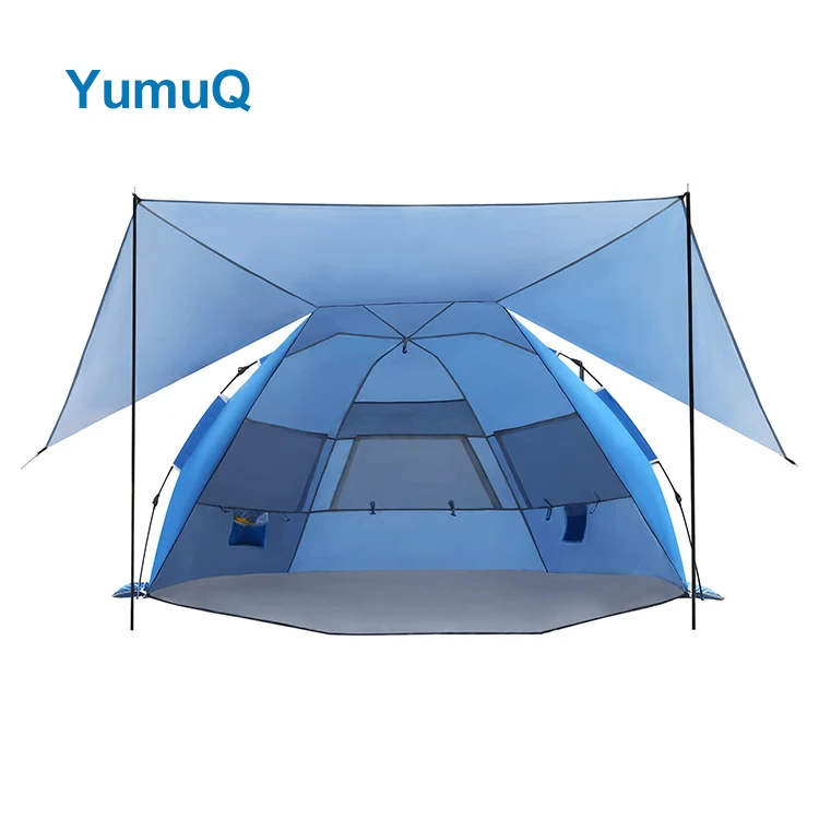 YumuQ 4-5 фунтов 6-8 человек легкий вес анти ветер автоматический всплывающий кемпинг на открытом воздухе Рыбалка пляжные палатки