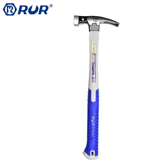 High quality high carbon steel anti-slip extra long arm 10Oz Claw multi functional hammer