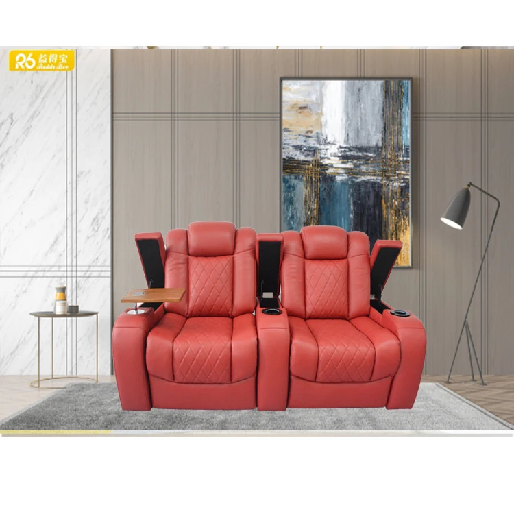 Hot Selling Home Cinema Living Room American Design PU Leather Recliner Sofa Electric Recliner Chair