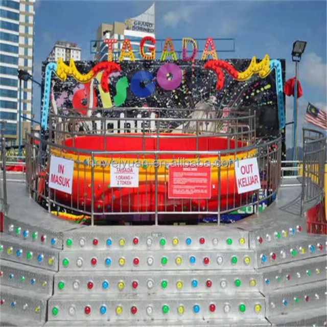 Manufacturer Attraction Equipment Family Rides Crazy Tagada Disco Turntable Rides China Customized CE Certificate Zhengzhou 5-10