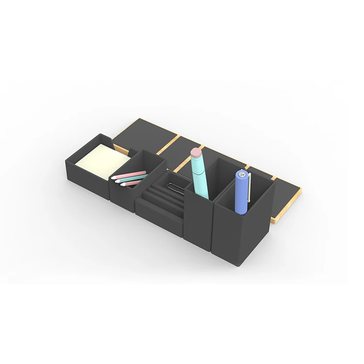 Wholesale Multifunction Organizer Pen Business Card Holder Stationery Office Desk Pen Holder