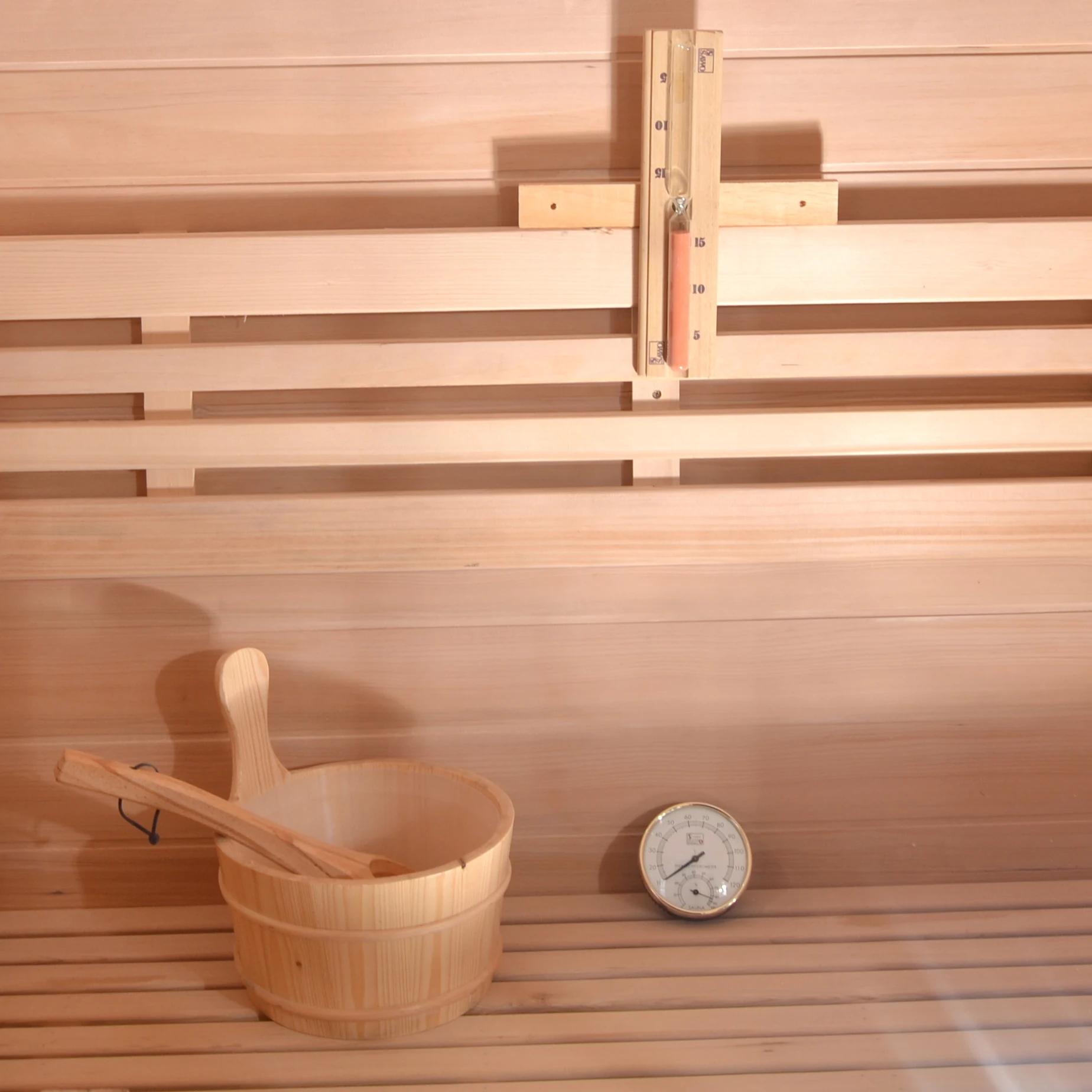 sauna accessories wooden Sauna Bucket Shower sauna spoon