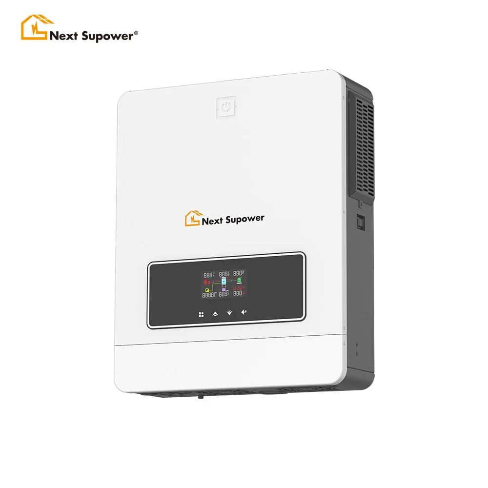 Household Energy Storage 4KW 5KW 6KW 8KW 10KW On Off Grid Solar System 48VDC 5500W Hybrid Solar Panels with Battery and Inverter