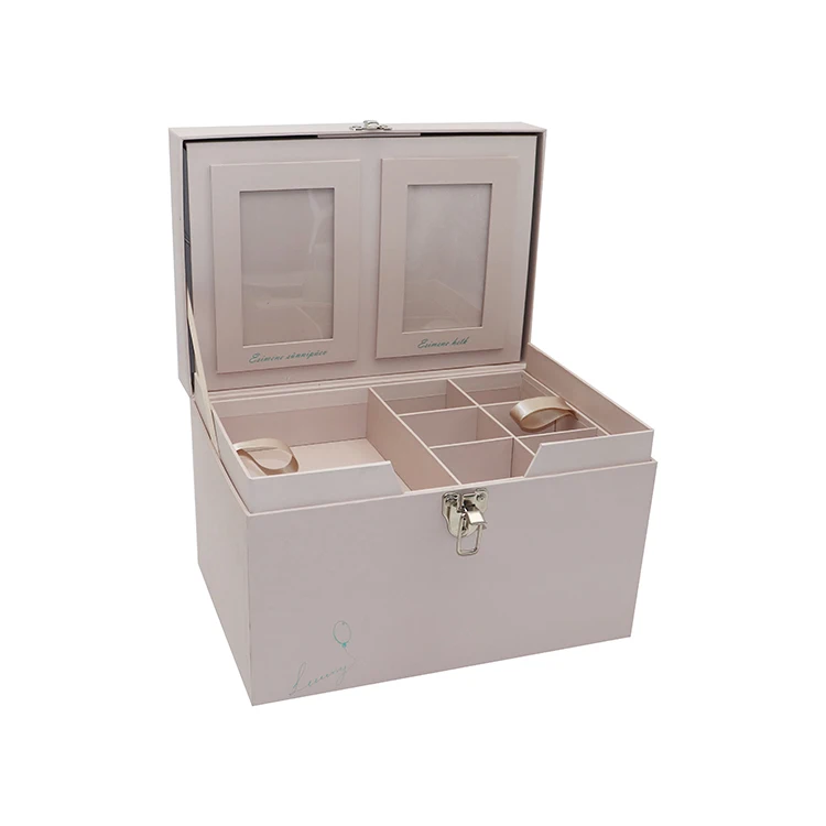 Keepsake Gift Box High Quality Custom Memory Baby Display Box Handmade Rigid Boxes Paperboard Gift & Craft Air / Sea / Express