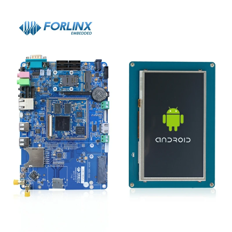 Open Source IMX6 Dual Core Single Board Computer with 7-inch capacitive LCD Module