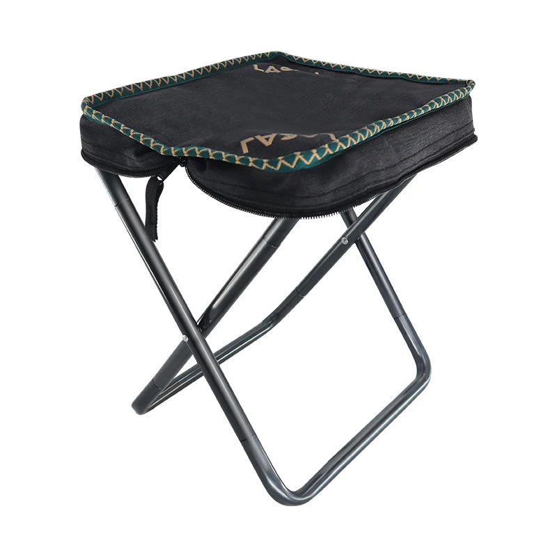 XTP Outdoor Small Fishing Camping Stool Gear Aluminum Folding Seat For Travel Picnic Mini Size