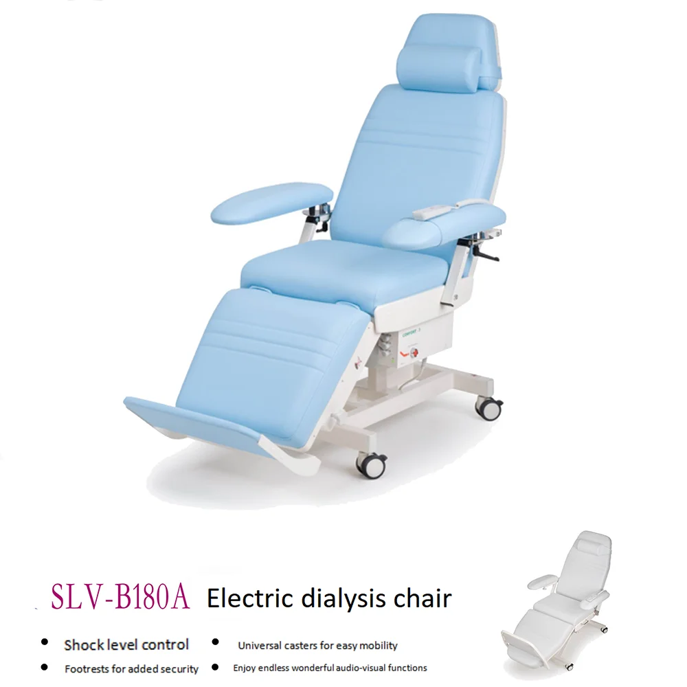 Electric Dialysis Chair Hemodialysis Medical dialysis Blood Donation Hospital Bariatric With Table Equipment Machines