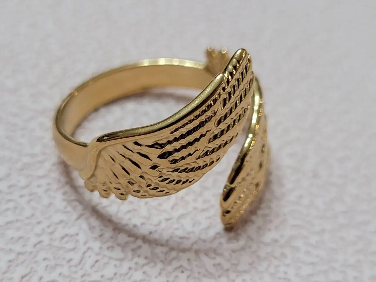Wing ring titanium steel ring fashion style decorative accessories popular jewelry