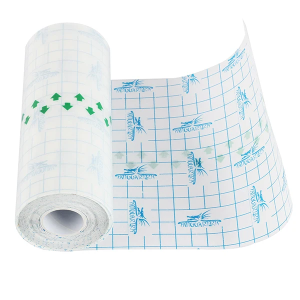 Hot Sell tattoo repair Film Flexible Breathable Waterproof Protective Tattoo Film for Skin Aftercare Solutions