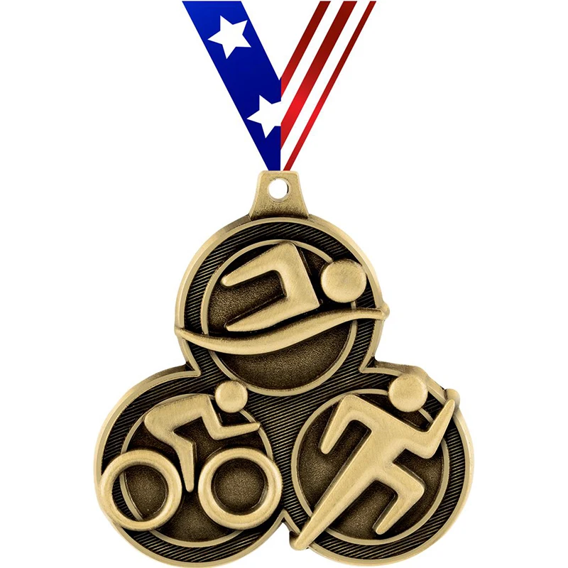 Professional Customized Metal Marathon Sports Award Medallion 5K Running Medal