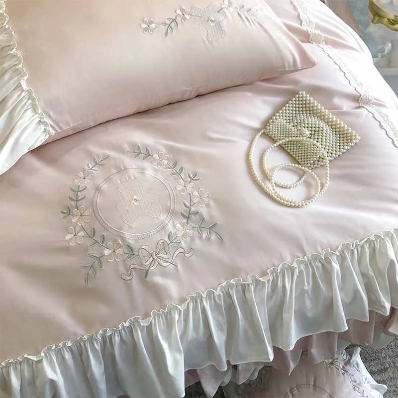 Комплект постельного белья из хлопка, пододеяльник