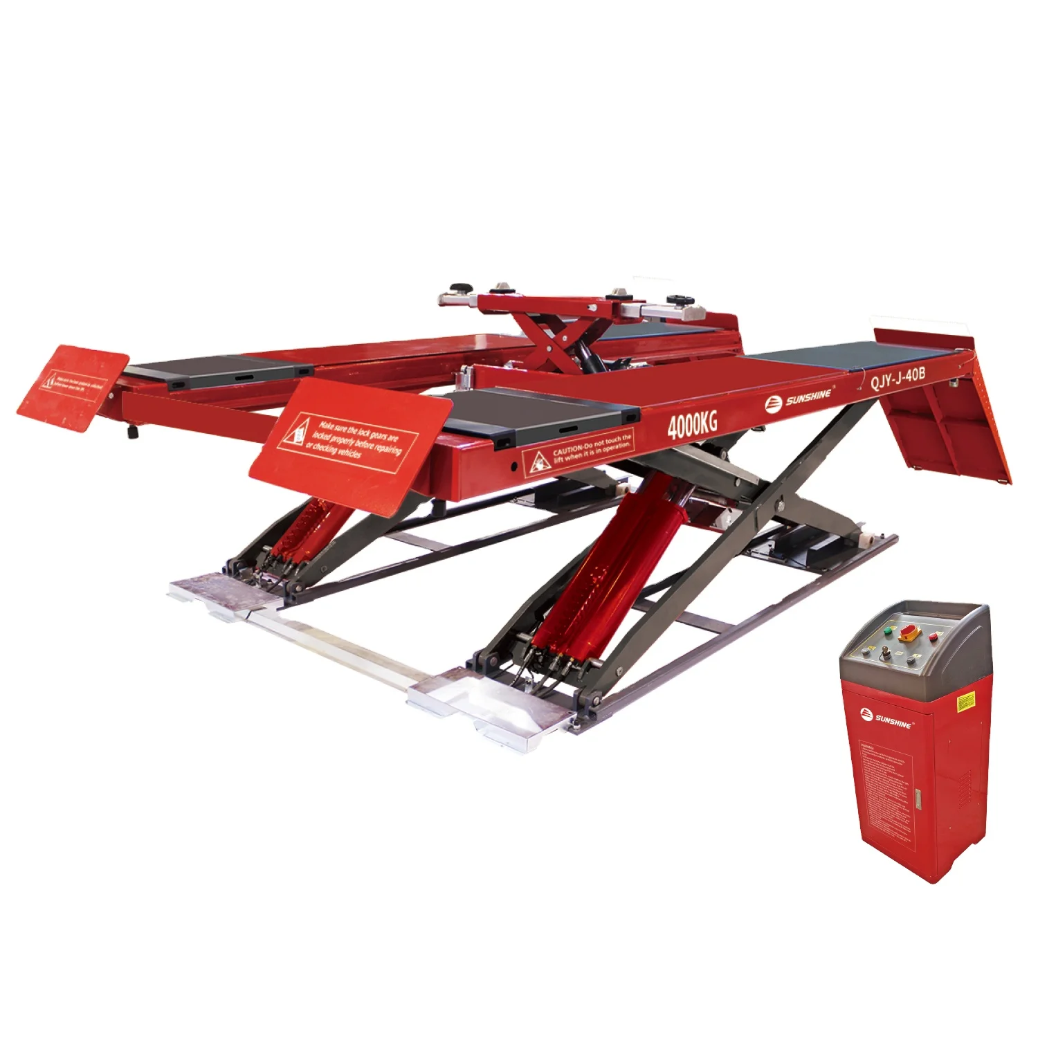 4.0T Low Profile Alignment Scissor Lift High LIfting Type