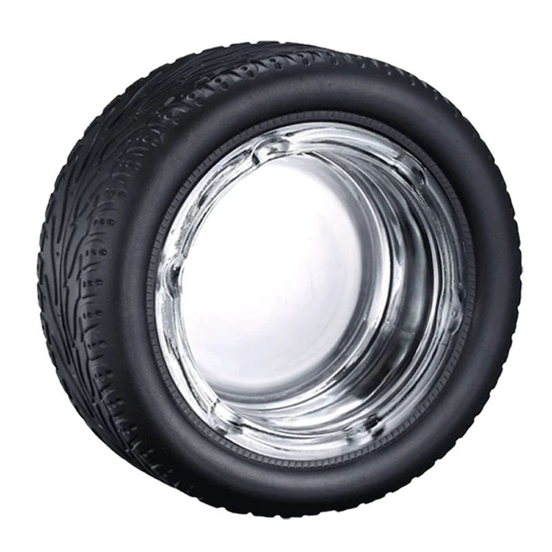 Home creative personality 4S car tire ashtray fashion logo custom large advertising promotion popular gifts