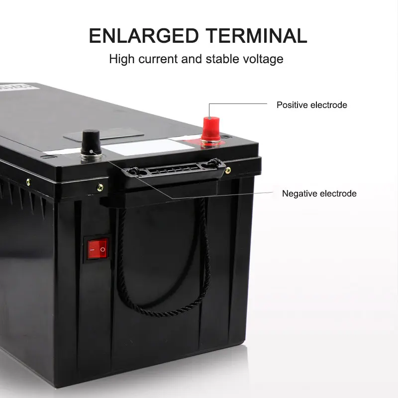 Lithium Battery For Solar Storage  Energy Storage System 12V 200 Ah Golf Cart Battery Lifepo4 Pack